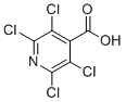 2,3,5,6-四氯吡啶-4-羧酸分子结构 (CAS 19340-26-2)