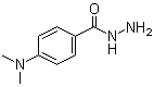 structure of CAS# 19353-92-5, 4-(Dimethylamino)benzoylhydrazide;4-(Dimethylamino)benzocarbohydrazide; 4-(Dimethylamino)benzohydrazide; 4-(Dimethylamino)benzoylhydrazine