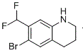 6-Bromo-7-(difluoromethyl)-1,2,3,4-tetrahydroquinoline molecular structure (CAS 1936429-80-9)