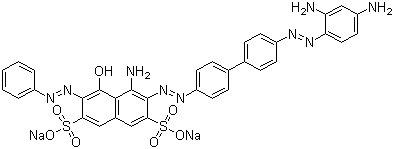 Direct Black 38 molecular structure (CAS 1937-37-7)