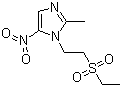Tinidazole molecular structure (CAS 19387-91-8)