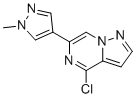 4-chloro-6-(1-methyl-1H-pyrazol-4-yl)pyrazolo[1,5-a]pyrazine molecular structure (CAS 1940180-18-6)