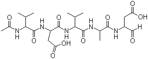Acetyl-valyl-aspartyl-valyl-alanyl-aspartal molecular structure (CAS 194022-51-0)