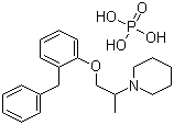 Benproperine phosphate molecular structure (CAS 19428-14-9)