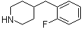 4-(2-Fluorobenzyl)piperidine molecular structure (CAS 194288-97-6)