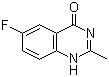 结构式 CAS# 194473-04-6, 6-氟-2-甲基喹唑啉-4-酮