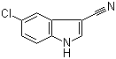 5-Chloro-3-cyanoindole molecular structure (CAS 194490-14-7)