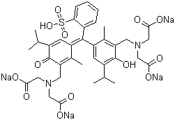 structure of CAS# 1945-77-3, Methylthymol Blue sodium salt