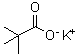 Potassium trimethylacetate molecular structure (CAS 19455-23-3)