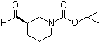 (R)-1-(tert-Butoxycarbonyl)-3-piperidinecarboxaldehyde molecular structure (CAS 194726-46-0)