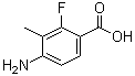 4-Amino-2-fluoro-3-methylbenzoic acid molecular structure (CAS 194804-84-7)