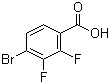 4-Bromo-2,3-difluorobenzoic acid molecular structure (CAS 194804-91-6)