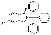 structure of CAS# 194805-14-6, (1R)-5-Bromo-1-methyl-2-trityl-2,3-dihydro-1H-isoindole
