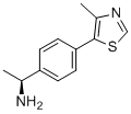 (S)-1-(4-(4-methylthiazol-5-yl)phenyl)ethanamine molecular structure (CAS 1948273-00-4)