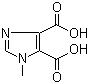 1-甲基咪唑-4,5-二甲酸分子结构 (CAS 19485-38-2)