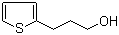 structure of CAS# 19498-72-7, 2-Thiophenepropanol;3-(2-Thienyl)-1-propanol; 3-(Thiophen-2-yl)propan-1-ol