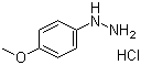 4-Methoxyphenylhydrazine hydrochloride molecular structure (CAS 19501-58-7)