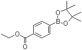 structure of CAS# 195062-62-5, 4-Ethoxycarbonylphenylboronic acid pinacol ester;Ethyl 4-(4,4,5,5-tetramethyl-1,3,2-dioxaborolan-2-yl)benzoate