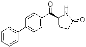 (S)-5-[(Biphenyl-4-yl)carbonyl]pyrrolidin-2-one molecular structure (CAS 195137-95-2)