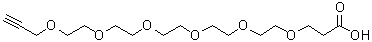 4,7,10,13,16,19-Hexaoxadocos-21-ynoic acid molecular structure (CAS 1951438-84-8)