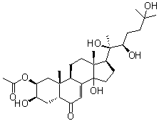 2-O-Acetyl-20-hydroxyecdysone molecular structure (CAS 19536-25-5)