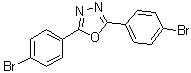 2,5-Bis(4-bromophenyl)-1,3,4-oxadiazole molecular structure (CAS 19542-05-3)