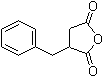 structure of CAS# 19544-43-5, 3-Benzyldihydrofuran-2,5-dione;2-Benzylsuccinic anhydride; DL-Benzylsuccinic anhydride