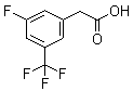 3-Fluoro-5-(trifluoromethyl)benzeneacetic acid molecular structure (CAS 195447-79-1)