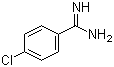 4-氯苯甲脒分子结构 (CAS 19563-04-3)