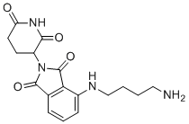 泊马度胺-C4-NH2分子结构 (CAS 1957236-34-8)