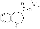 structure of CAS# 195983-63-2, 4-Boc-2,3,4,5-tetrahydro-1H-benzo[e][1,4]diazepine;tert-Butyl 2,3,4,5-tetrahydro-1H-1,4-benzodiazepine-4-carboxylate; tert-Butyl 2,3-dihydro-1H-benzo[e][1,4]diazepine-4(5H)-carboxylate; 1,2,3,5-Tetrahydro-benzo[e][1,4]diazepine-4-carboxylic acid tert-butyl ester