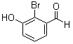 2-Bromo-3-hydroxybenzaldehyde molecular structure (CAS 196081-71-7)