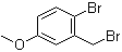 2-Bromo-5-methoxybenzyl bromide molecular structure (CAS 19614-12-1)