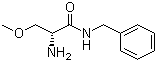 结构式 CAS# 196601-69-1, (R)-2-氨基-3-甲氧基-N-苄基丙酰胺
