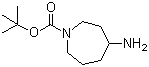 1-Boc-hexahydro-1H-azepin-4-amine molecular structure (CAS 196613-57-7)