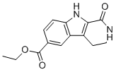乙基1-氧代-2,3,4,9-四氢-1H-吡啶并[3,4-b]吲哚-6-羧酸酯分子结构 (CAS 1967-75-5)