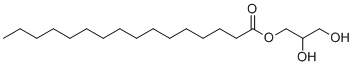 Glyceryl palmitate molecular structure (CAS 19670-51-0)