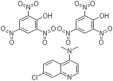 7-Chloro-N,N-dimethyl-4-quinolinamine compd. with 2,4,6-trinitrophenol molecular structure (CAS 196700-80-8)