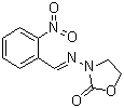 3-[[(2-Nitrophenyl)methylene]amino]-2-oxazolidinone molecular structure (CAS 19687-73-1)
