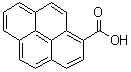 1-Pyrenecarboxylic acid molecular structure (CAS 19694-02-1)