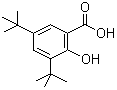 3,5-Bis-tert-butylsalicylic acid molecular structure (CAS 19715-19-6)