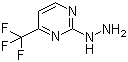2-Hydrazino-4-(trifluoromethyl)pyrimidine molecular structure (CAS 197305-97-8)
