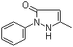 structure of CAS# 19735-89-8, 5-Methyl-2-phenyl-1,2-dihydropyrazol-3-one;1-Phenyl-3-methyl-5-pyrazolone; 1,2-Dihydro-5-methyl-2-phenyl-3H-pyrazol-3-one