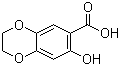结构式 CAS# 197584-99-9, 7-羟基-1,4-苯并二恶烷-6-羧酸
