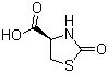 结构式 CAS# 19771-63-2, 丙半胱氨酸; L-2-氧硫杂唑烷-4-羧酸; (R)-(-)-2-氧代噻唑啉-4-羧酸