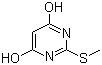 4,6-二羟基-2-甲巯基嘧啶分子结构 (CAS 1979-98-2)
