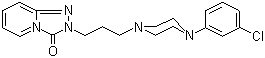 Trazodone molecular structure (CAS 19794-93-5)
