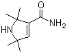 2,2,5,5-四甲基-3-吡咯啉-3-甲酰胺分子结构 (CAS 19805-75-5)