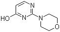 结构式 CAS# 19810-79-8, 2-吗啉基-4-羟基嘧啶
