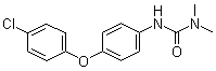结构式 CAS# 1982-47-4, 枯草隆